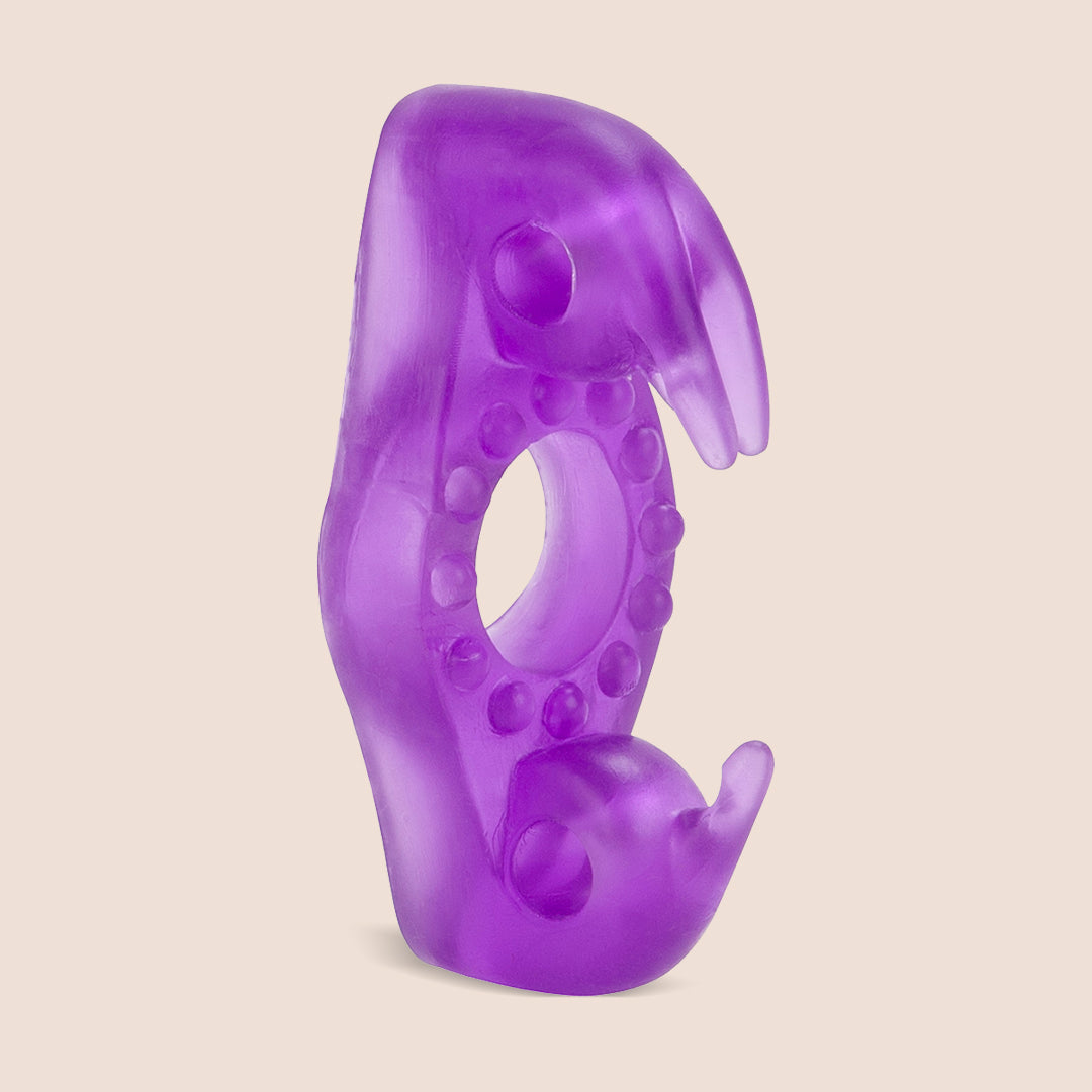CalExotics Wireless Rockin' Rabbit® Dual Bullet Vibrating Cock Ring - Rechargeable Silicone Penis Ring for Couples, Enhances Pleasure During Sex - Perfect for Foreplay, Spicing Up Relationships & Intimate Moments