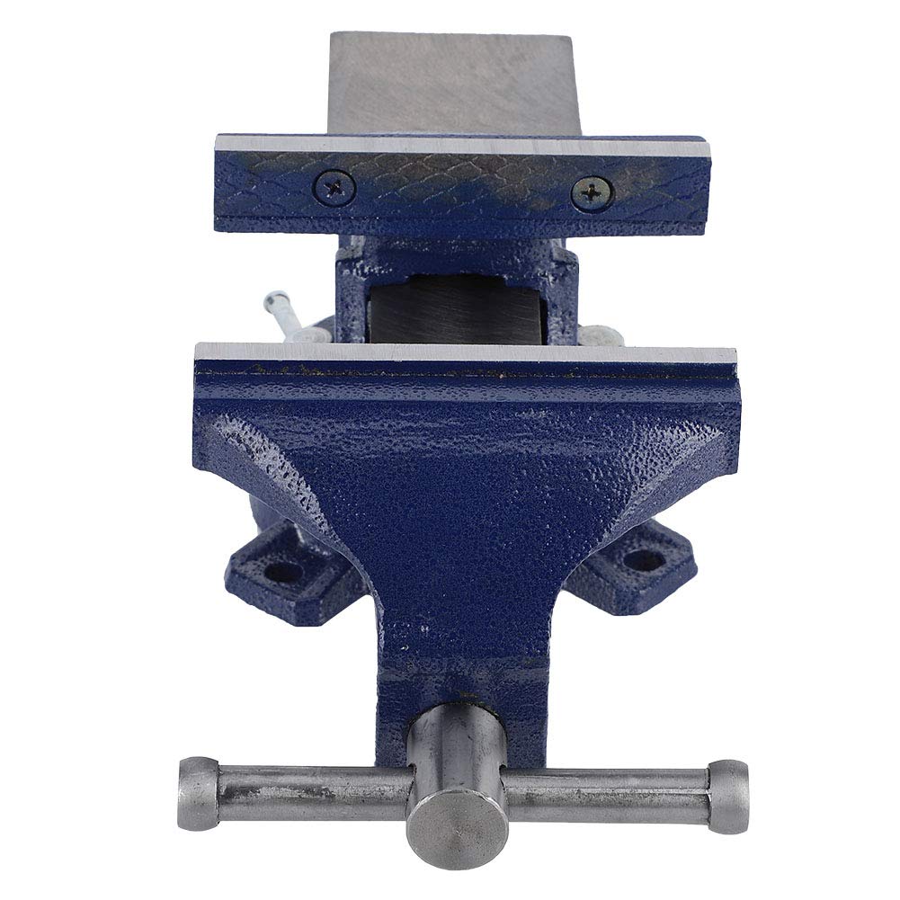 Heavy Duty Cast Iron Bench Vise - High Hardness Metalworking & Woodworking Clamp for DIY Projects, Home Workshop, and Garage Repairs
