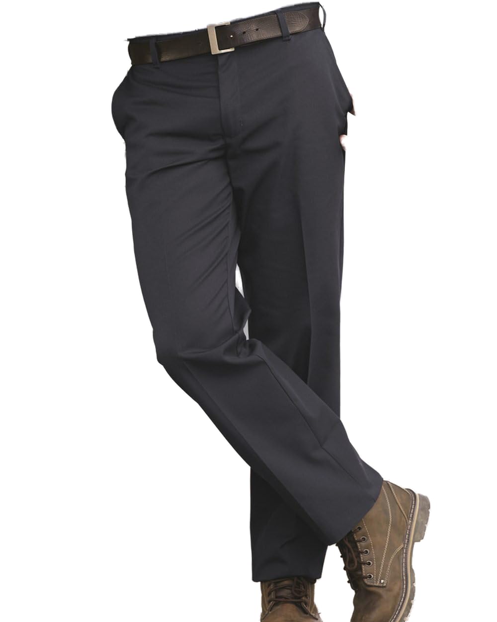Red Kap Men's Black Low Rise Work Pants - Durable & Comfortable for Construction, Warehouse & Outdoor Jobs