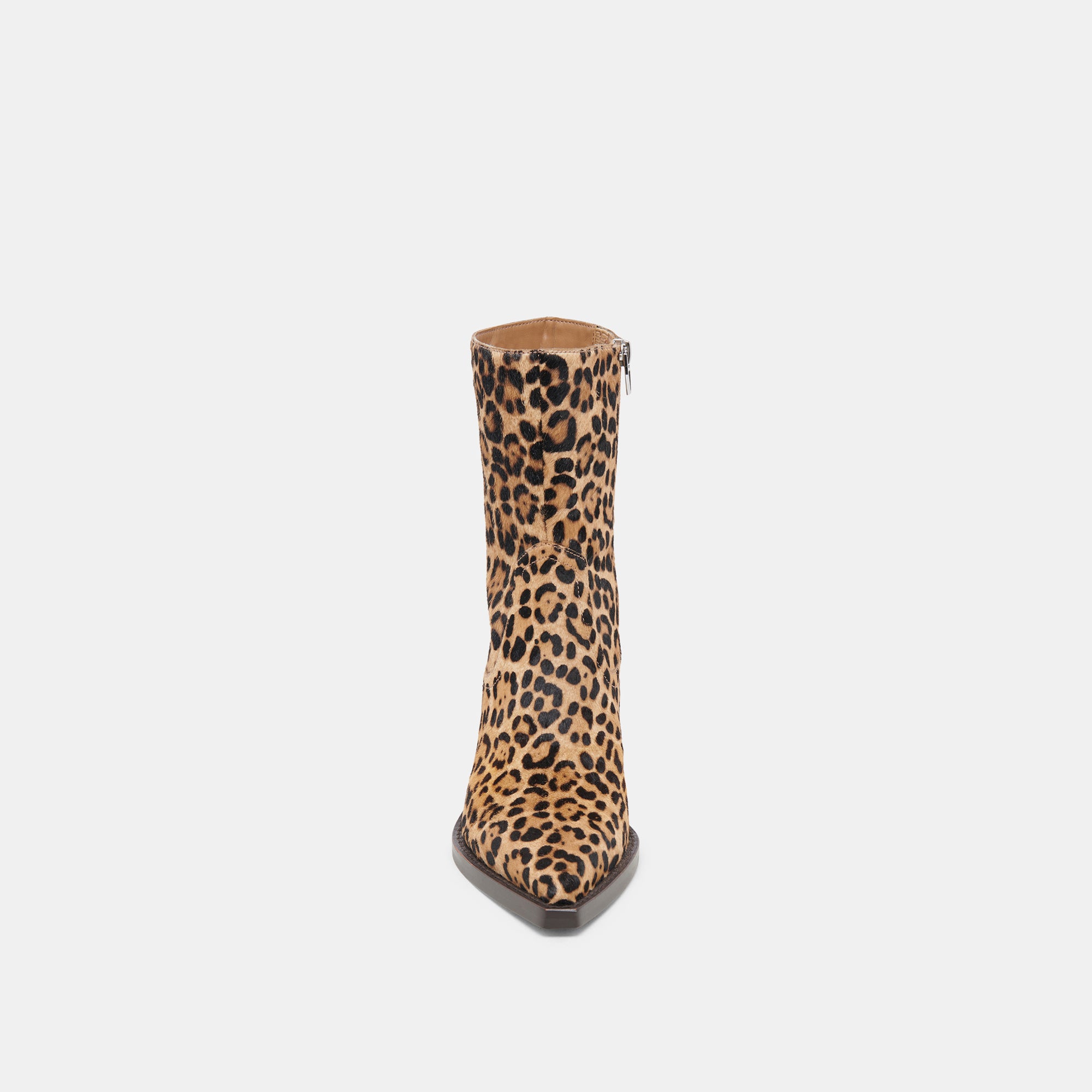 RUTGER Women's Leopard Print Calf Hair Boots - Stylish & Comfortable Winter Ankle Boots for Casual Outfits & Party Wear