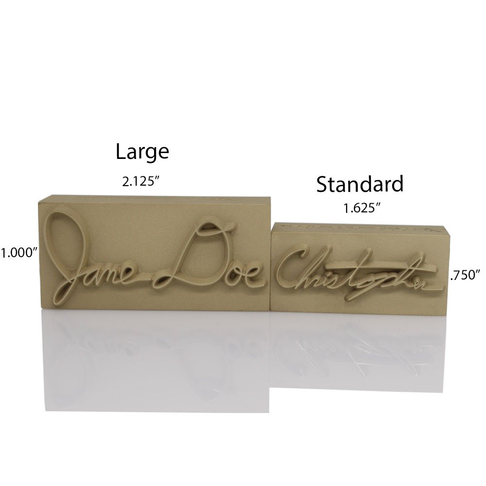 Custom Engraved Electric Branding Iron with Personalized Signature - Made in USA - Standard Size for Woodworking, Leather Crafting & DIY Projects