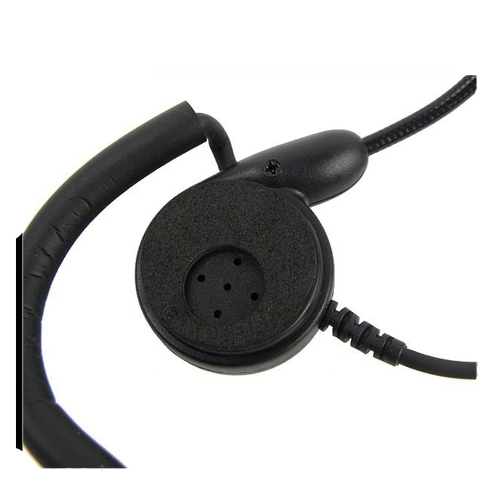 ARSMI Two-Way Radio Headset with Finger PPT Push-to-Talk - Compatible with Baofeng UV-5R, Kenwood TK-208, TK-220, TK-240, TK-240D & More Walkie-Talkies - Ideal for Security, Construction & Outdoor Adventures
