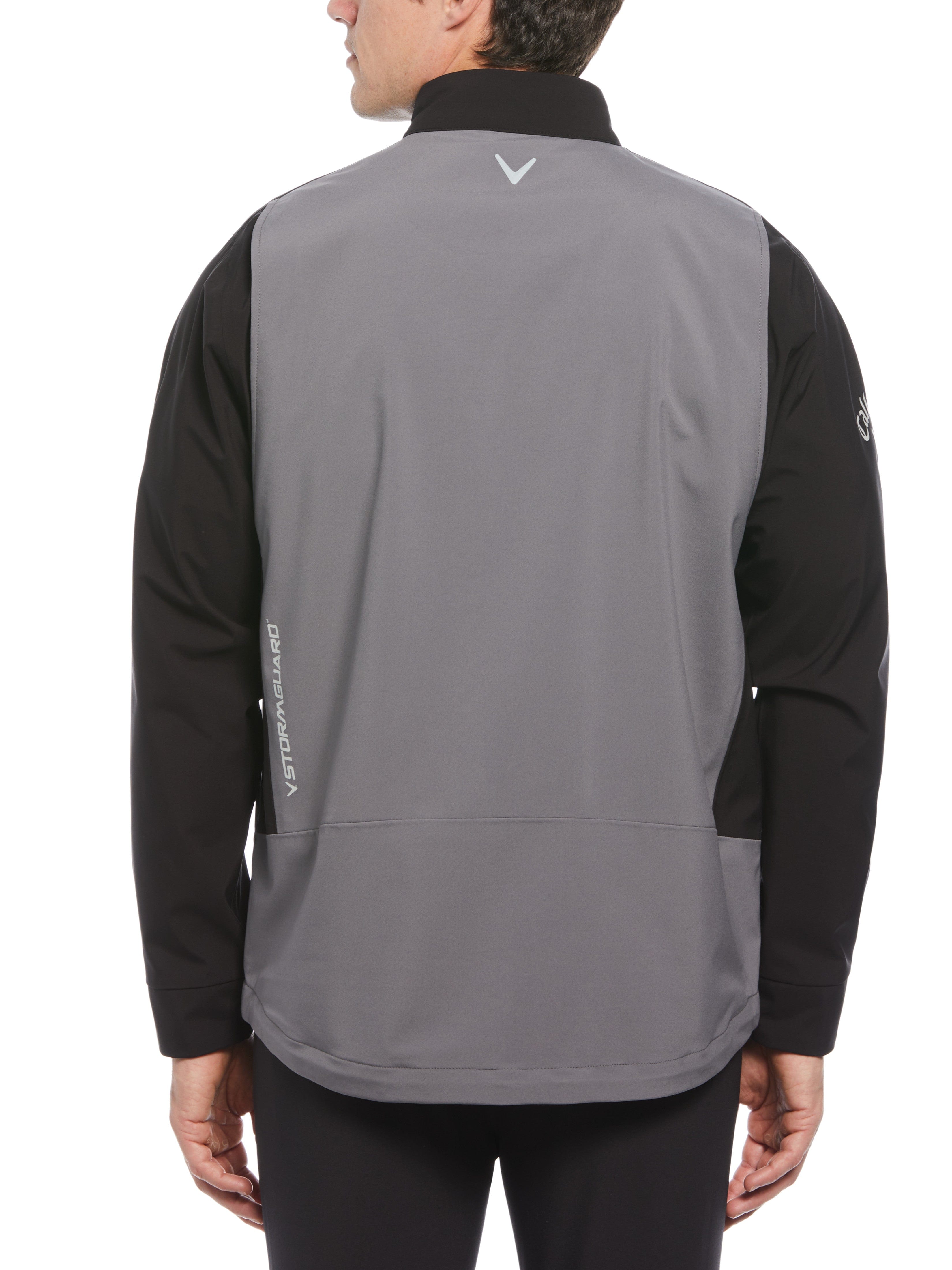 Men's Premium Full Zip Golf Stormguard Jacket - Waterproof Windproof Outerwear for Golfing & Outdoor Activities