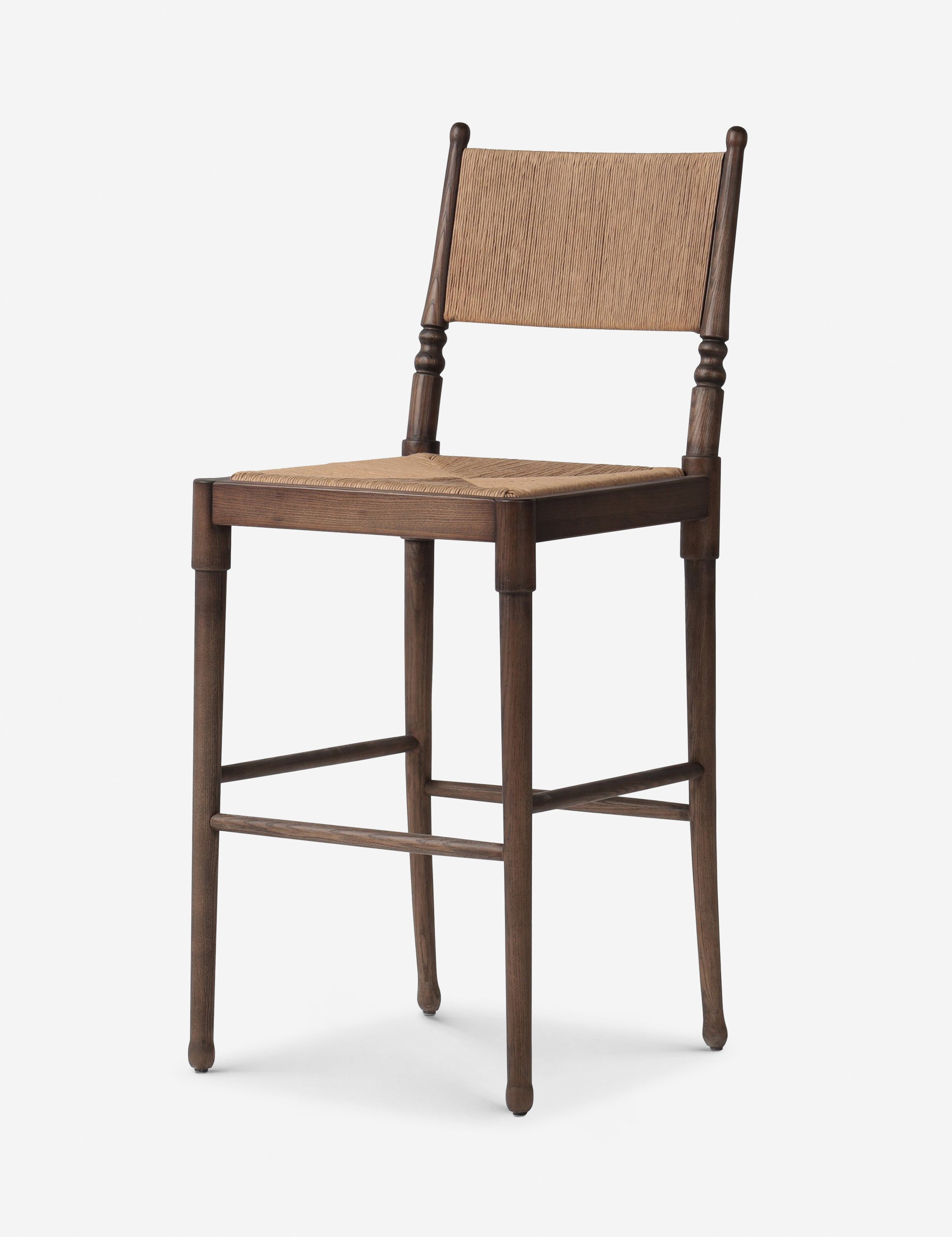 Fayth Bar and Counter Stool by Amber Lewis x Four Hands - Modern Kitchen & Dining Stools for Home Bar, Breakfast Nook & Restaurant Use