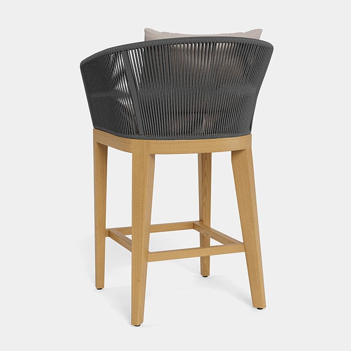 Avalon Outdoor Bar Stool - Weather-Resistant Patio Stool for Backyard, Deck, or Poolside - Perfect for Outdoor Dining & Entertaining
