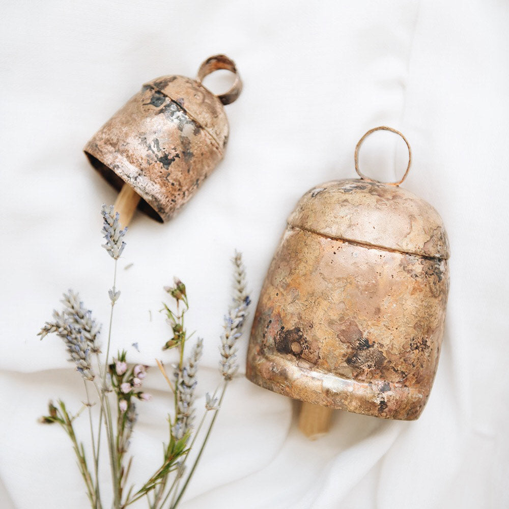 Handmade Copper Bell - Small Decorative Wind Chime for Home, Garden, and Patio Decor | Perfect for Gifts and Outdoor Spaces