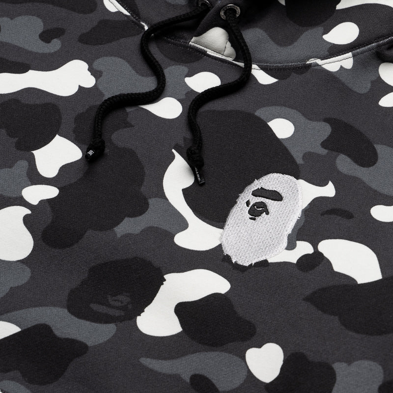 BAPE City Camo Ape Head Pullover Hoodie - Black | Streetwear Fashion Hooded Sweatshirt for Men | Perfect for Urban Style & Casual Wear