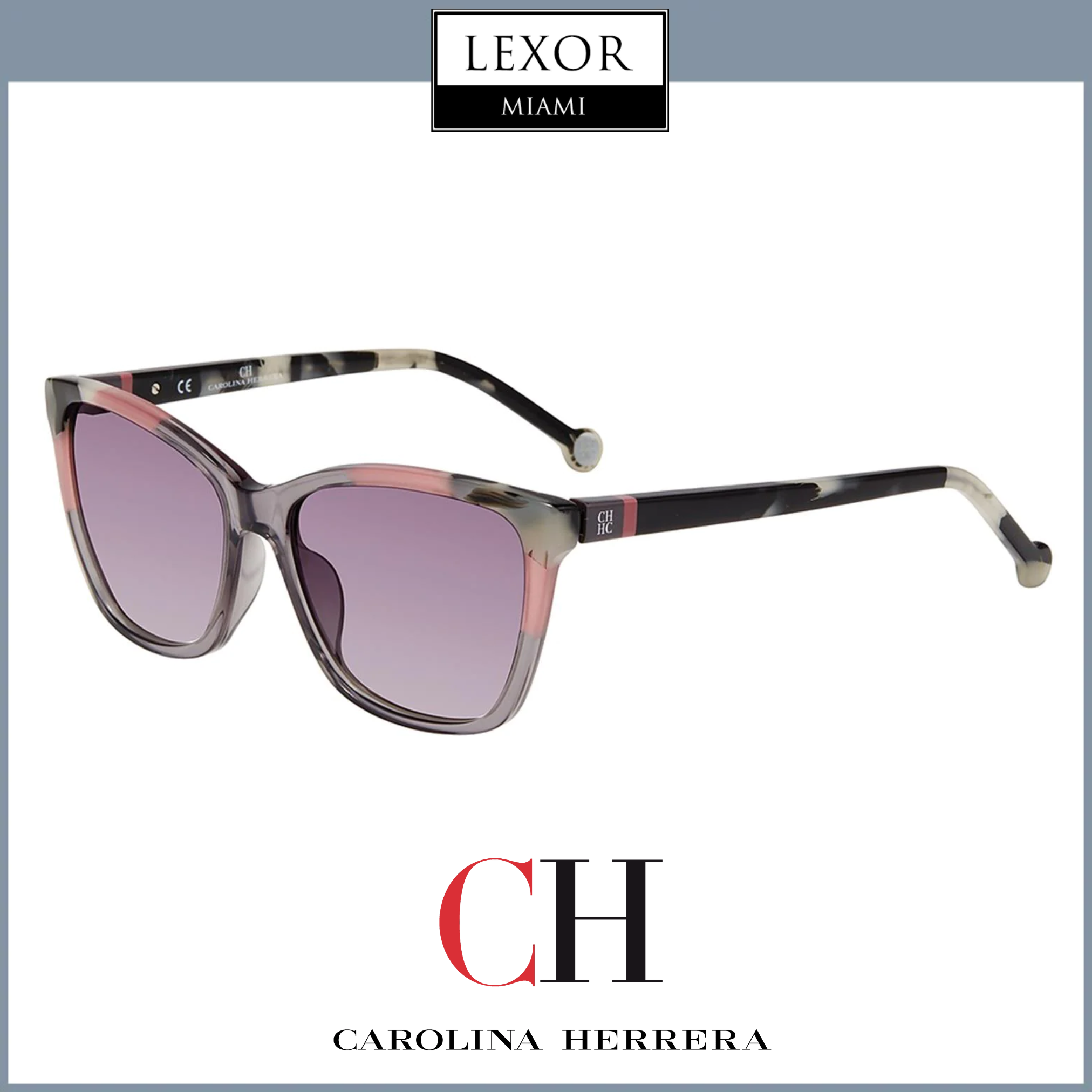 Carolina Herrera She844V 09Mb Women's Fashion Sunglasses - UV Protection, Stylish Design for Outdoor Activities, Beach & Driving