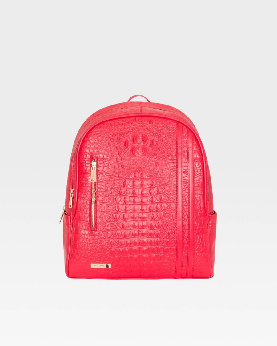 **Apollo 2-in-1 Backpack & Rolling Duffle Bag Set - Red | Lightweight Travel Luggage for Gym, Work & Weekend Trips**