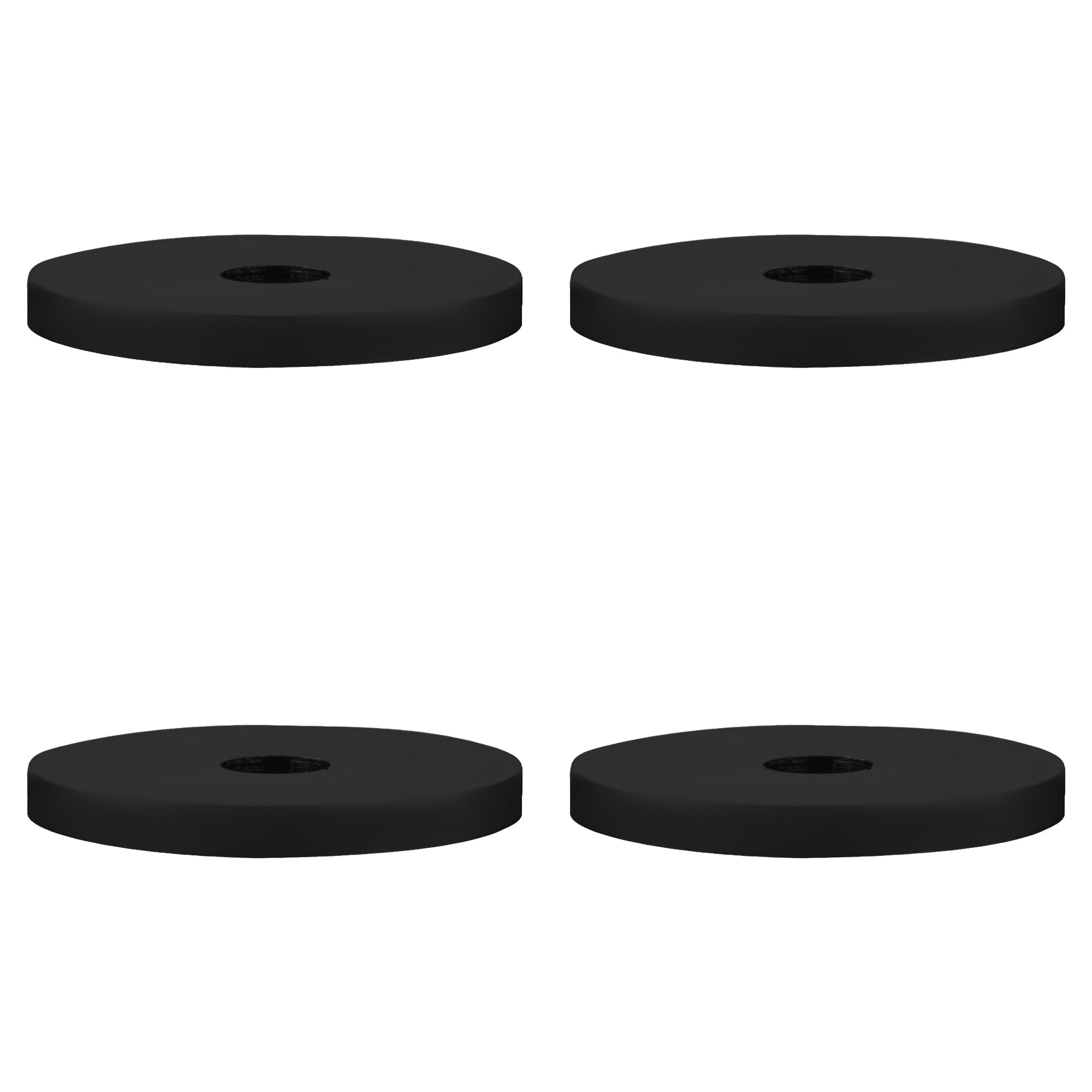 CRL Black Replacement Washers for Back-To-Back Solid Pull Handle - 30WKBL | Cabinet Hardware Repair Parts | Perfect for Kitchen Cabinet, Bathroom Drawer & Furniture Restoration