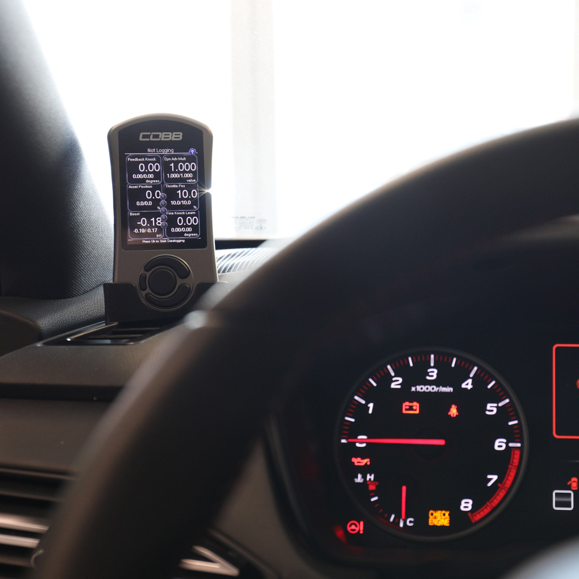Cobb Accessport Vent Mount for 2022+ Subaru WRX - Universal Car Dashboard Holder for Performance Tuning - Perfect for Track Days & Street Driving