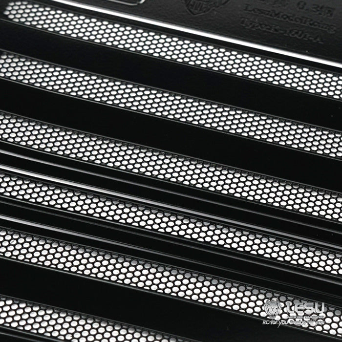 LESU 1/14 Scale Metal Front Face Grille for TAMIYA RC Tractor Trucks - DIY Replacement Part for Remote Control Model Vehicles - Perfect for RC Car Enthusiasts & Scale Model Builders