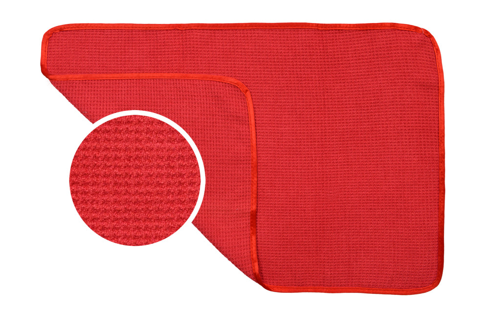 Premium Waffle Weave Microfiber Towel Set - 16x24 Inches, 380GSM, Ultra Absorbent & Quick Dry (Pack of 3) - Perfect for Gym, Spa, Beach & Bathroom Use