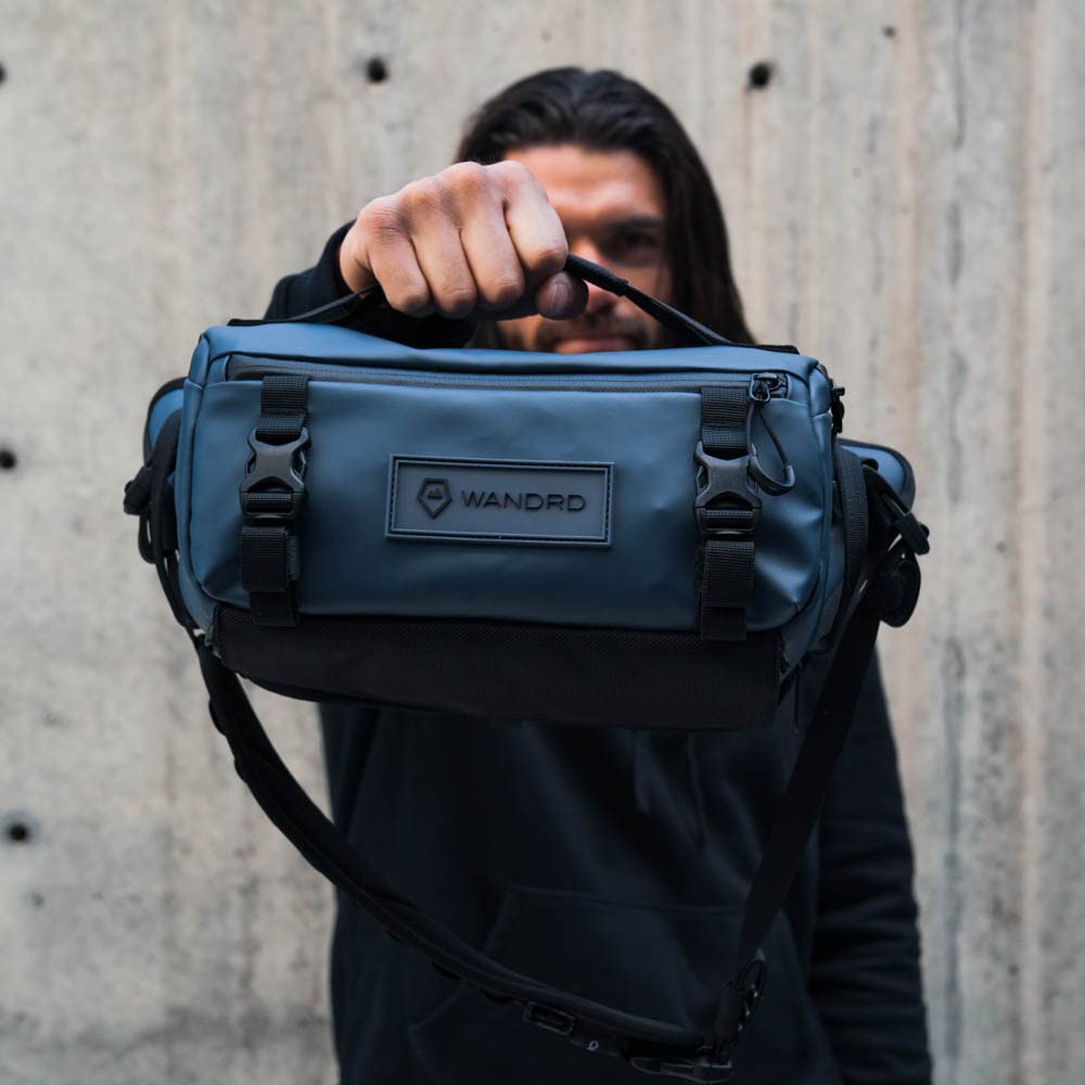 WANDRD ROGUE 6L Sling Camera Bag - Waterproof Crossbody Bag & DSLR Camera Case for Photographers, Travel & Hiking (Aegean Blue) - Perfect for Outdoor Adventures, Urban Commuting & Daily Photography Gear Storage