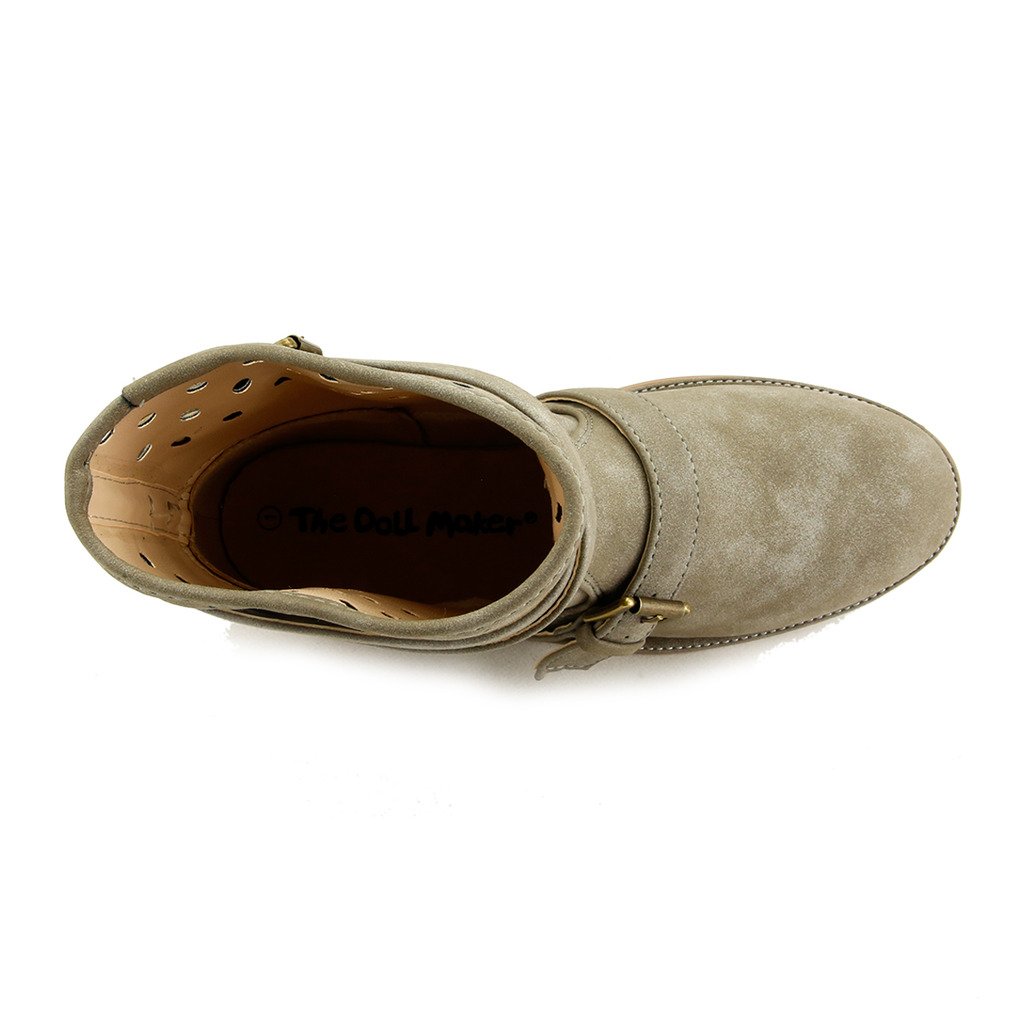 The Doll Maker Flat Bootie - Women's Comfortable Slip-On Shoes for Casual Wear, Indoor & Outdoor Use - Perfect for Home, Office, and Daily Errands