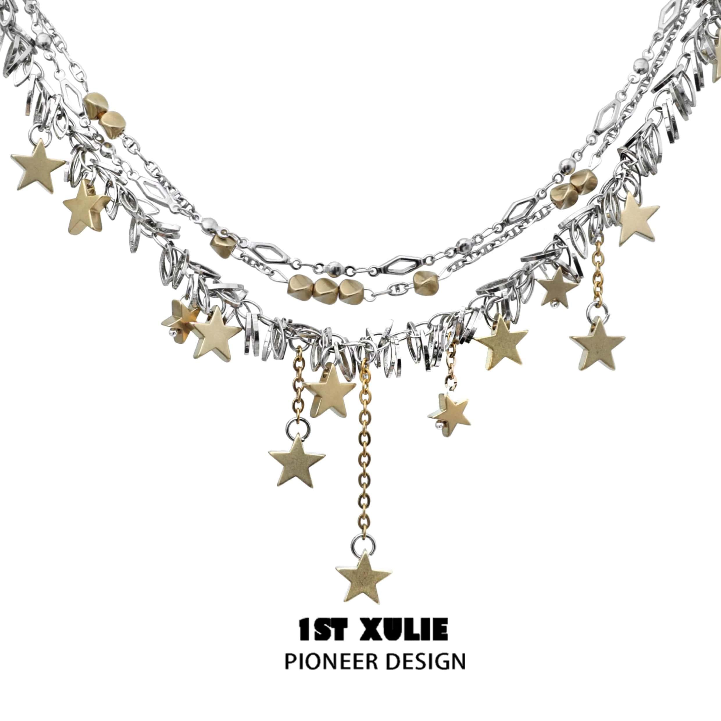 Wishtar Kids Star Pendant Necklace - Copper Alloy Jewelry for Girls & Boys - Perfect for Birthday Gifts, Christmas Presents & Everyday Wear