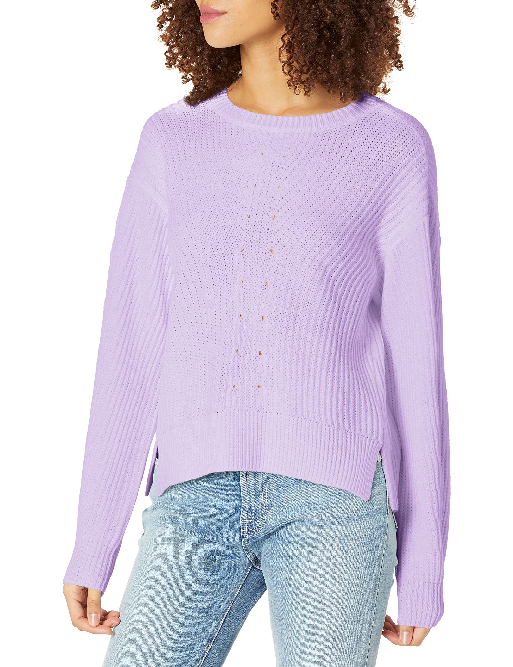 Parker Women's Ronnie Long Sleeve Ribbed Sweater - Soft Knit Pullover for Fall & Winter - Perfect for Office, Date Night & Casual Outfits