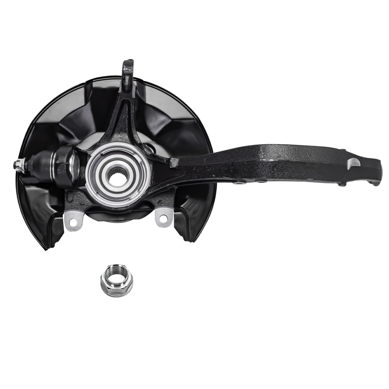 Detroit Axle Front Steering Knuckles & Wheel Bearing Hubs Replacement for 2008-2012 Honda Accord & 2009-2014 Acura TSX - Durable Auto Parts for Smooth Steering & Safe Driving