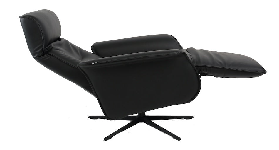 Fjords Finn Power Recliner Chair - Electric Massage Recliner with USB Charging & Cup Holders - Perfect for Living Room, Home Theater & Office Relaxation