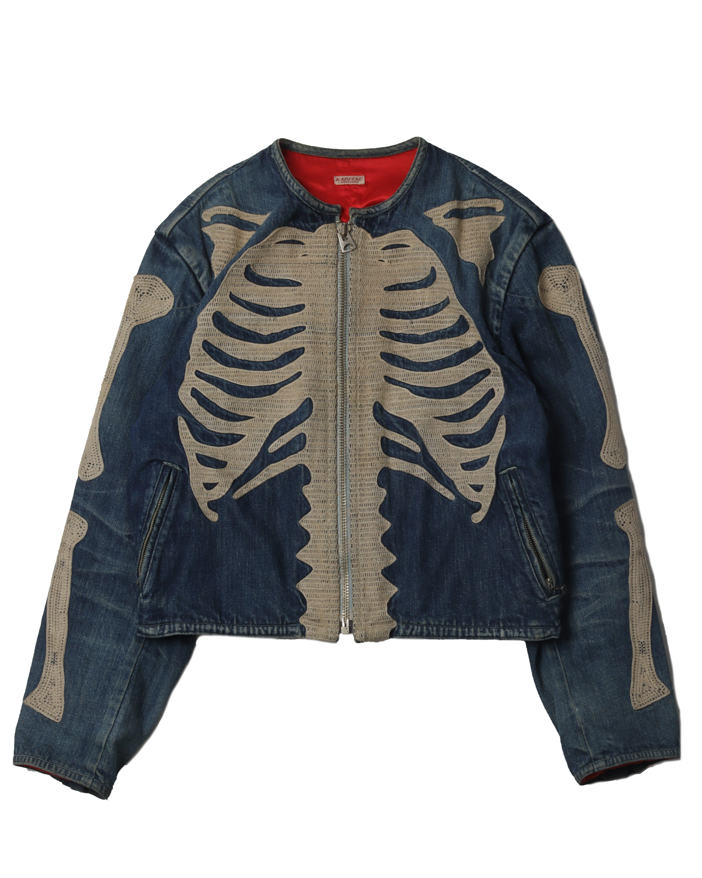 12OZ Denim Bones Crosby Jacket - Stylish Men's Denim Jacket for Casual Wear & Outdoor Adventures | Perfect for Everyday Use, Travel & Street Fashion