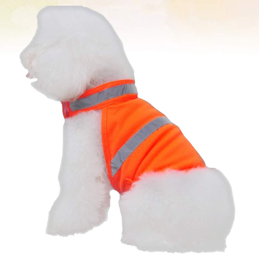 High Visibility Reflective Dog Vest - Breathable Summer Dog Clothes for Walking, Running & Hiking - Perfect for Small Dogs - Ideal for Nighttime Safety & Outdoor Adventures