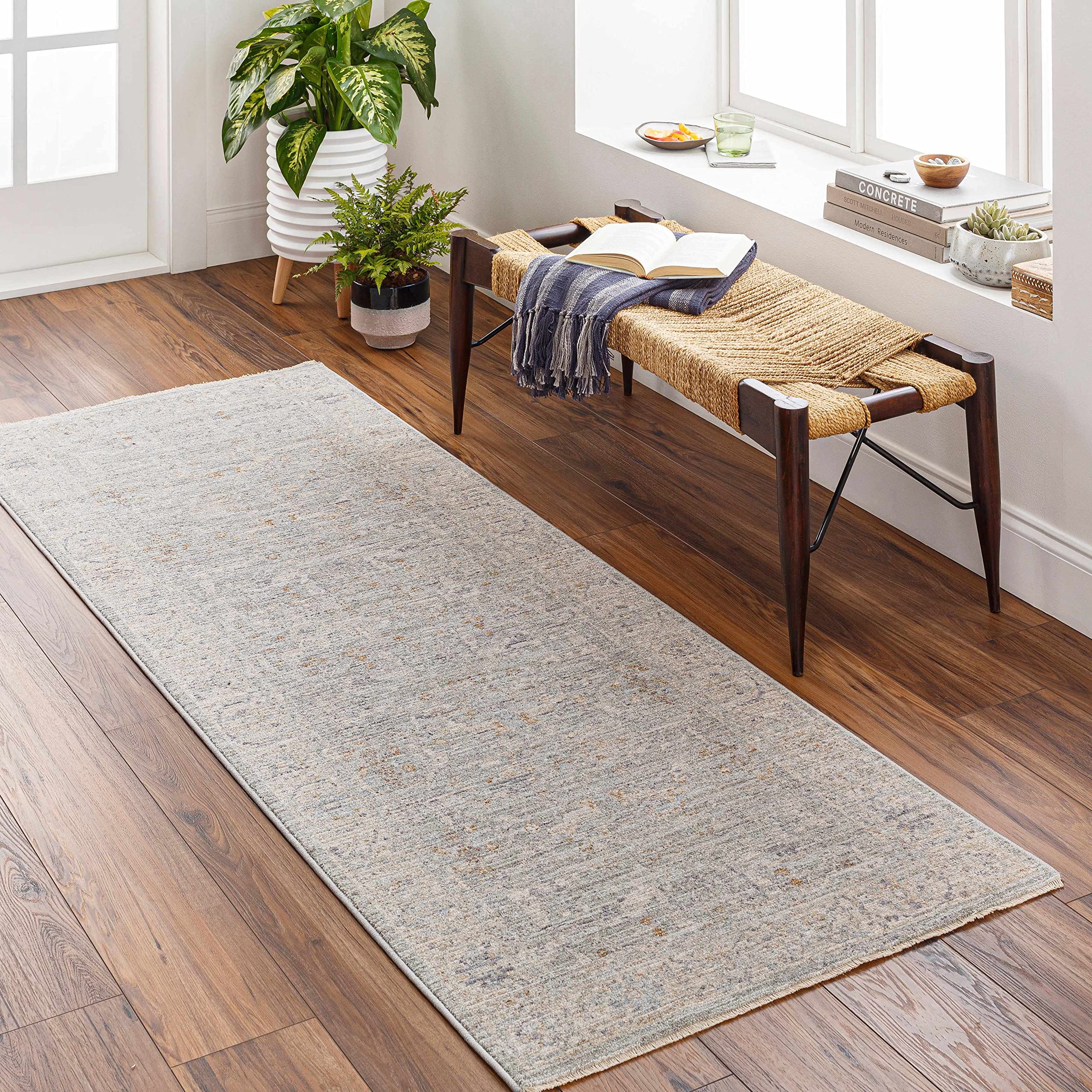Hauteloom MERV Hallway and Kitchen Runner Rug - Gray & Brown - 2'7