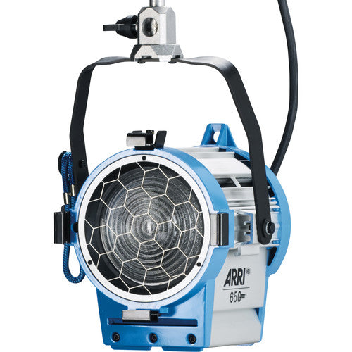 ARRI 650W Plus Tungsten Fresnel Light - 120V/240V Dual Voltage Studio Lighting for Film & Video Production - Perfect for Professional Cinematography and Photography Sets