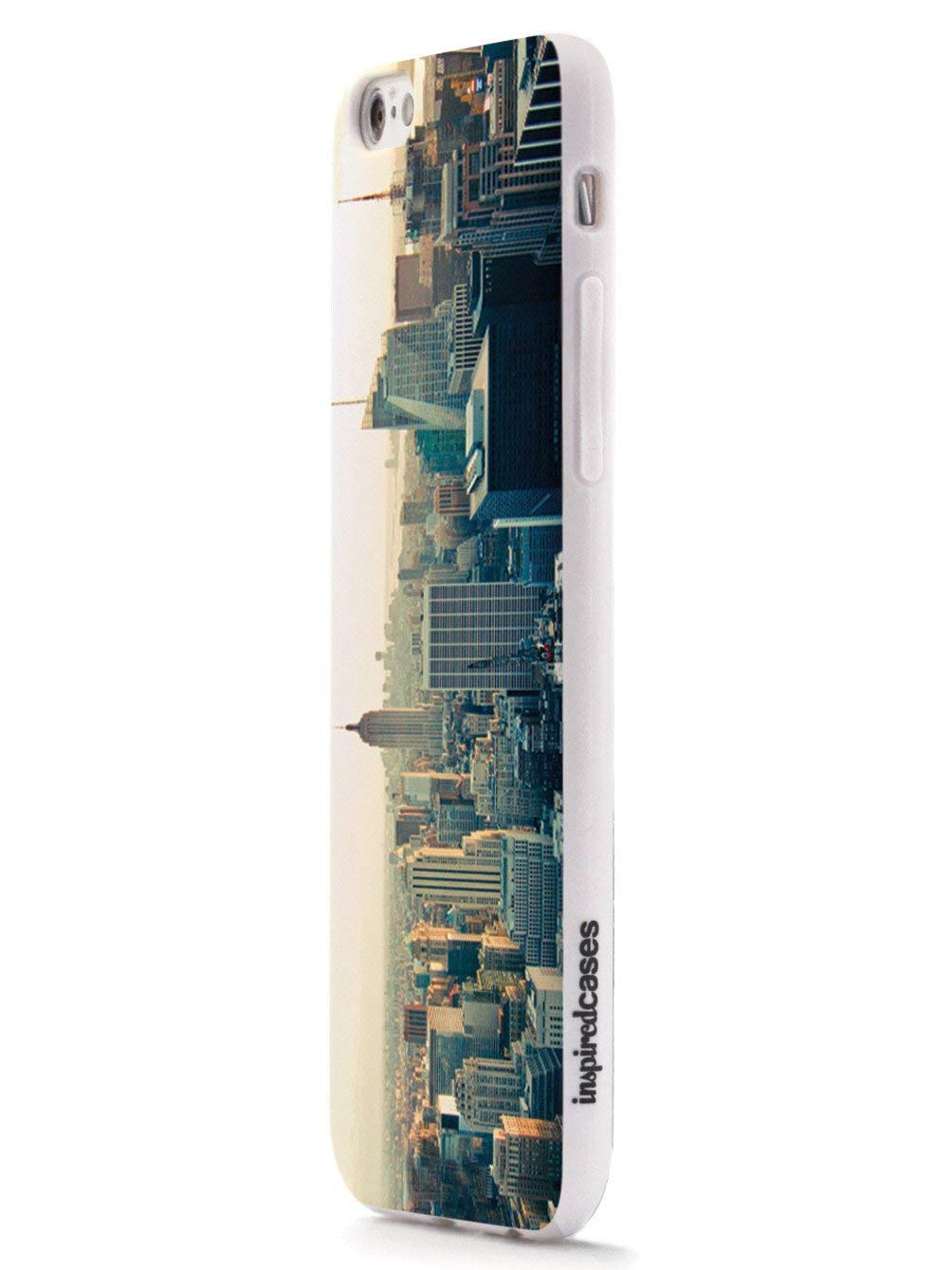 Inspired Cases - 3D Textured Protective Phone Case Compatible with iPhone 12 Mini - New York Cityscape Skyline Design | Shockproof & Scratch-Resistant Cover for Everyday Use, Travel & Commuting