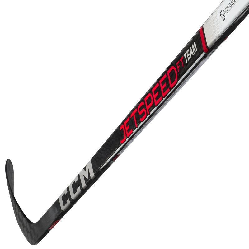 CCM JetSpeed FT6 Team Senior Hockey Stick - Lightweight Carbon Fiber One-Piece Design for Enhanced Performance - Perfect for Competitive Play and Training