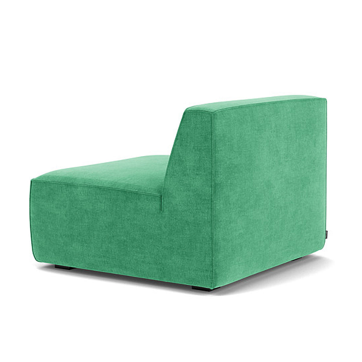 Modern Dane Fabric 1-Seater Modular Armless Sofa - Perfect for Small Spaces, Apartments & Contemporary Living Rooms