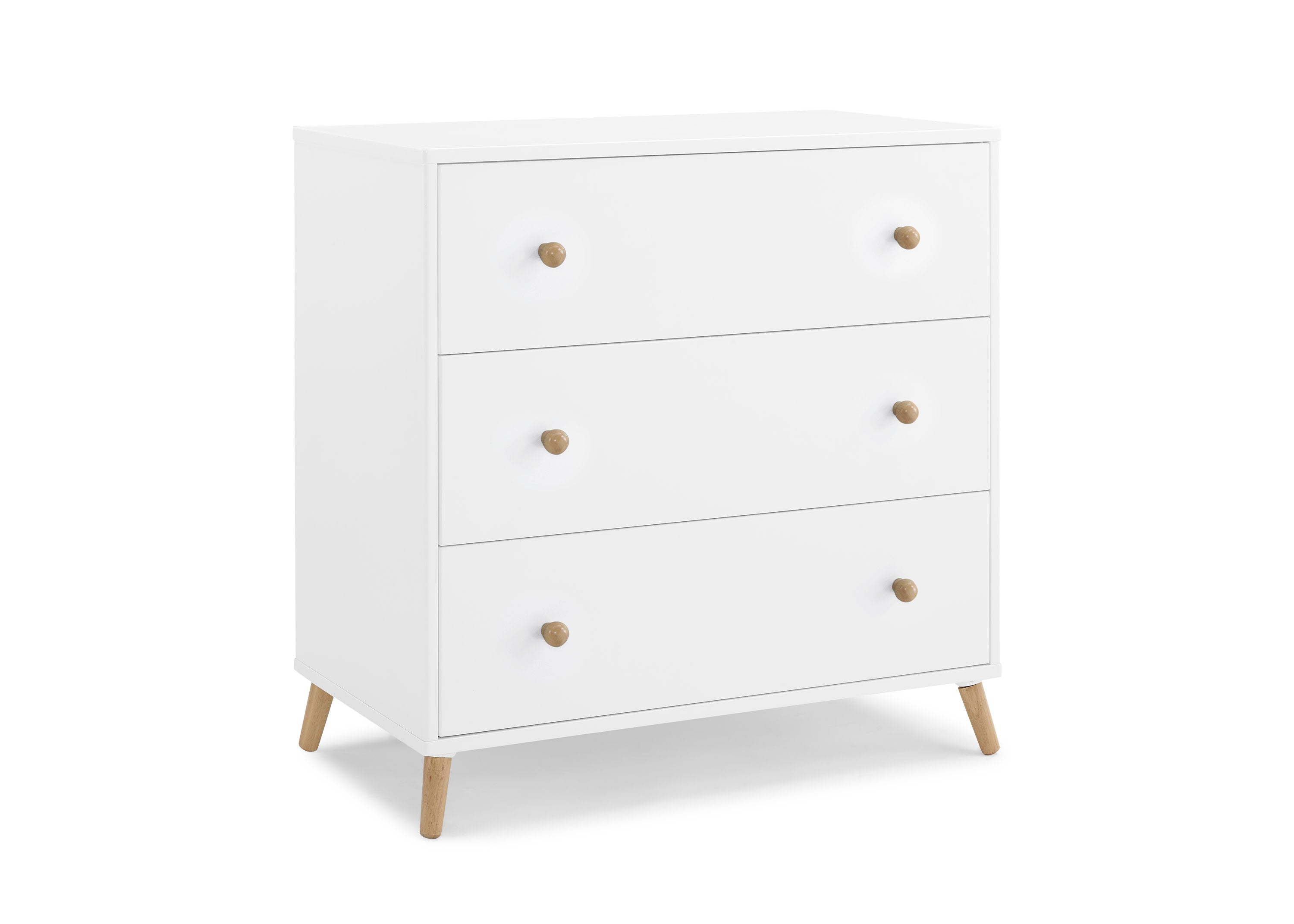 Essex 3 Drawer Dresser - Solid Wood Bedroom Chest of Drawers for Storage | Perfect for Bedroom, Dorm Room & Closet Organization