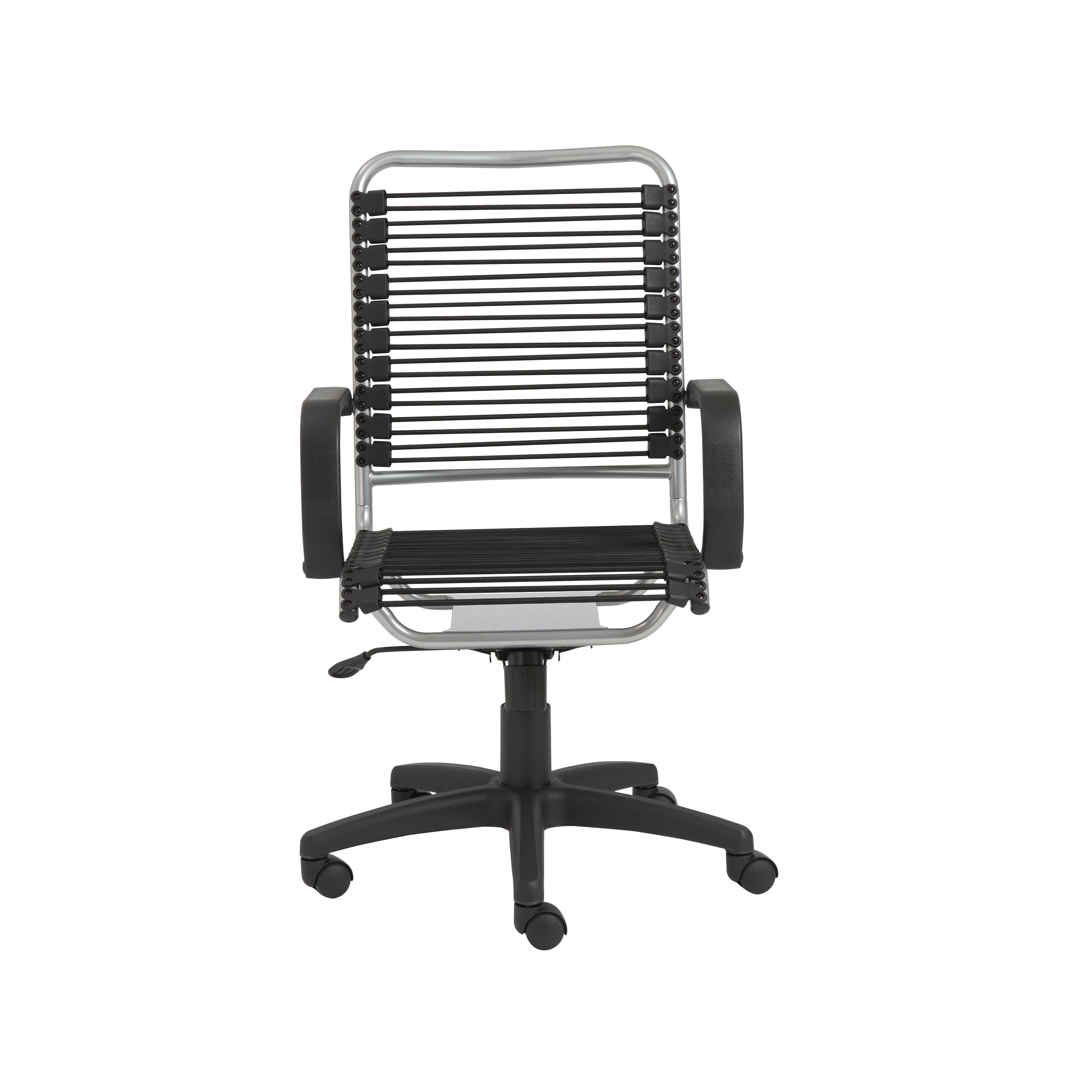 Bradley High Back Bungee Office Chair - Ergonomic Mesh Executive Chair with Graphite Frame & Black Base - Perfect for Home Office, Gaming & Workspace Comfort