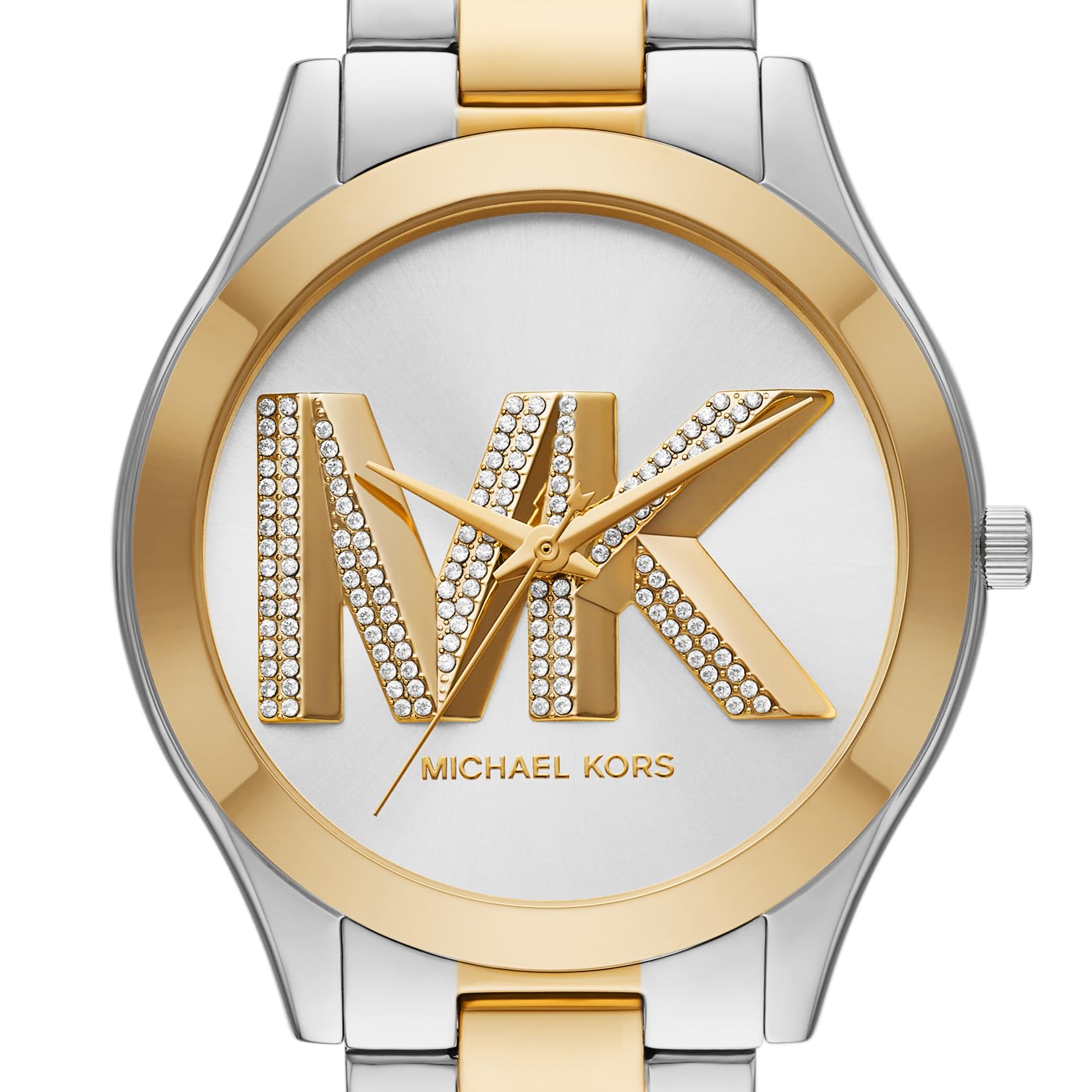 Michael Kors Slim Runway Women's Watch - Stainless Steel Bracelet, Gold-Tone, Water Resistant, Fashion Watch for Women | Perfect for Office, Party & Everyday Wear
