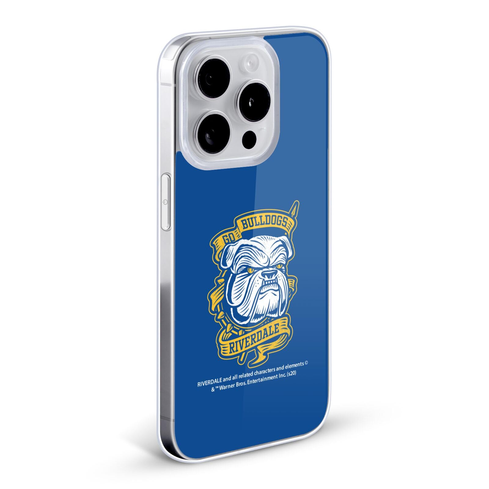 Officially Licensed Riverdale Go Bulldogs Art Soft Gel Case for Apple iPhone 7 Plus/8 Plus - Protective Phone Cover for School Spirit & Fan Showcase