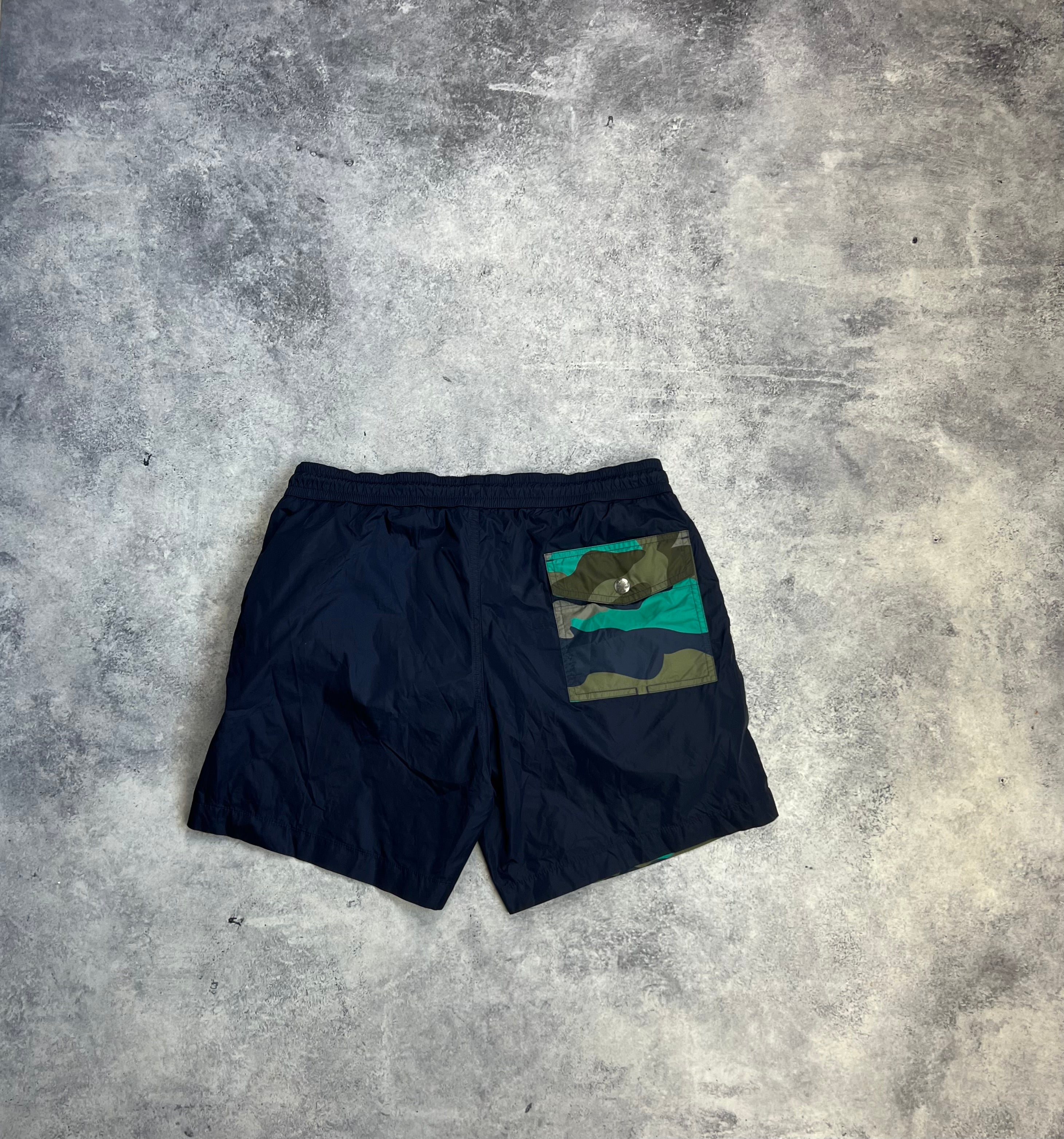 Moncler Camo Print Swim Shorts for Men - Quick-Dry, Comfortable Beach & Pool Swimwear - Perfect for Swimming, Surfing, and Summer Vacations