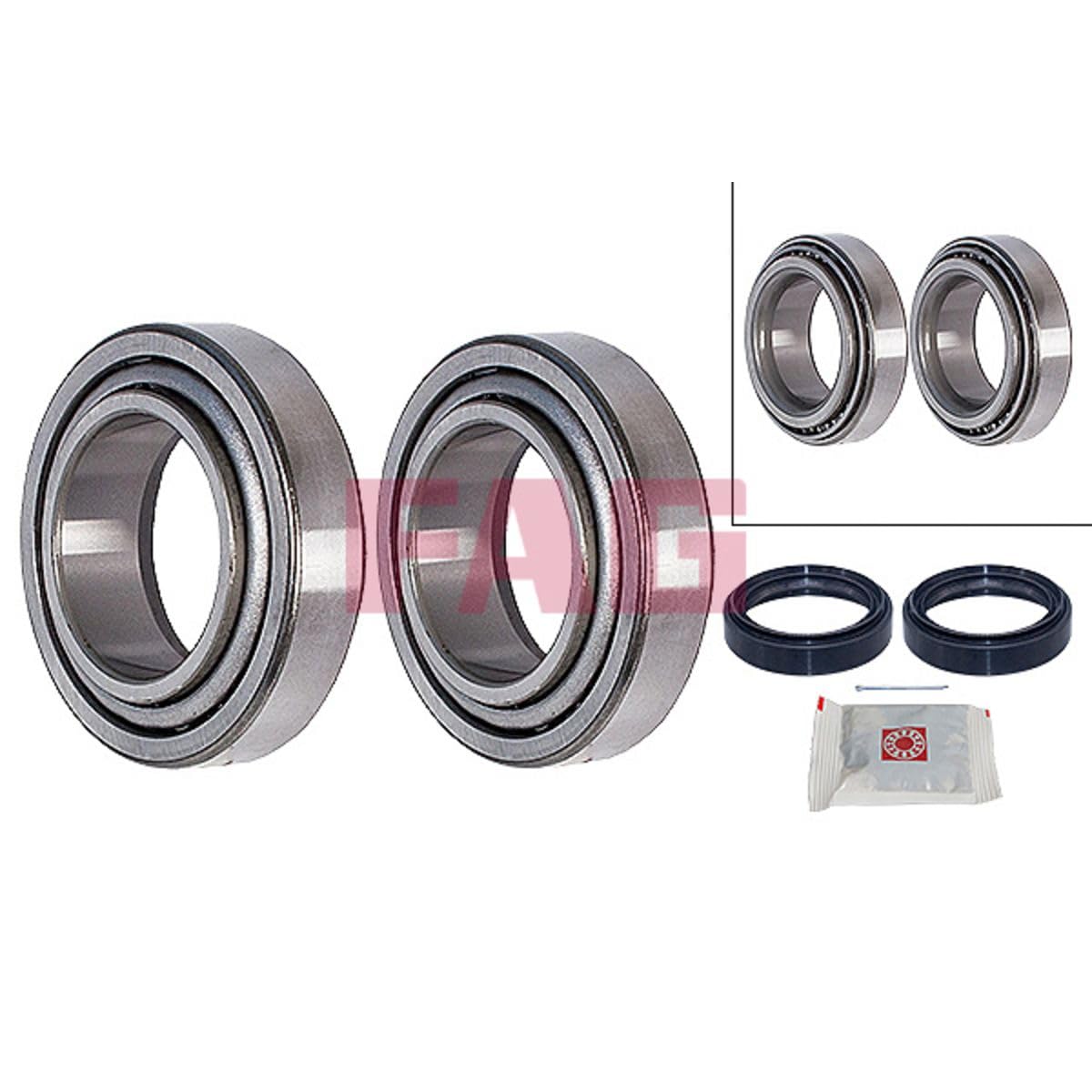 LUK 713619130 Wheel Bearing Kit - Front & Rear Replacement for Smooth & Quiet Ride - Perfect for Daily Commute, Off-Roading & Long-Distance Travel