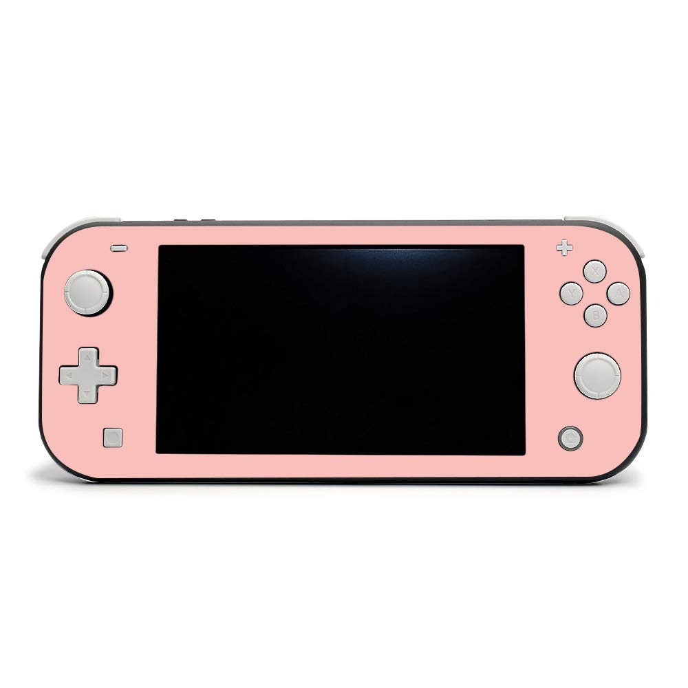 MightySkins Protective Vinyl Skin Wrap for Nintendo Switch Lite - Solid Blush | Durable Decal Cover | Easy to Apply & Remove | Made in USA | Perfect for Gaming, Travel & Personalization