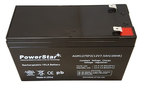 PowerStar RBC2 12V 7.5AH Replacement Battery for APC UPS Backup Power Supply - Perfect for Home Office, Server Rooms & Emergency Power Outages