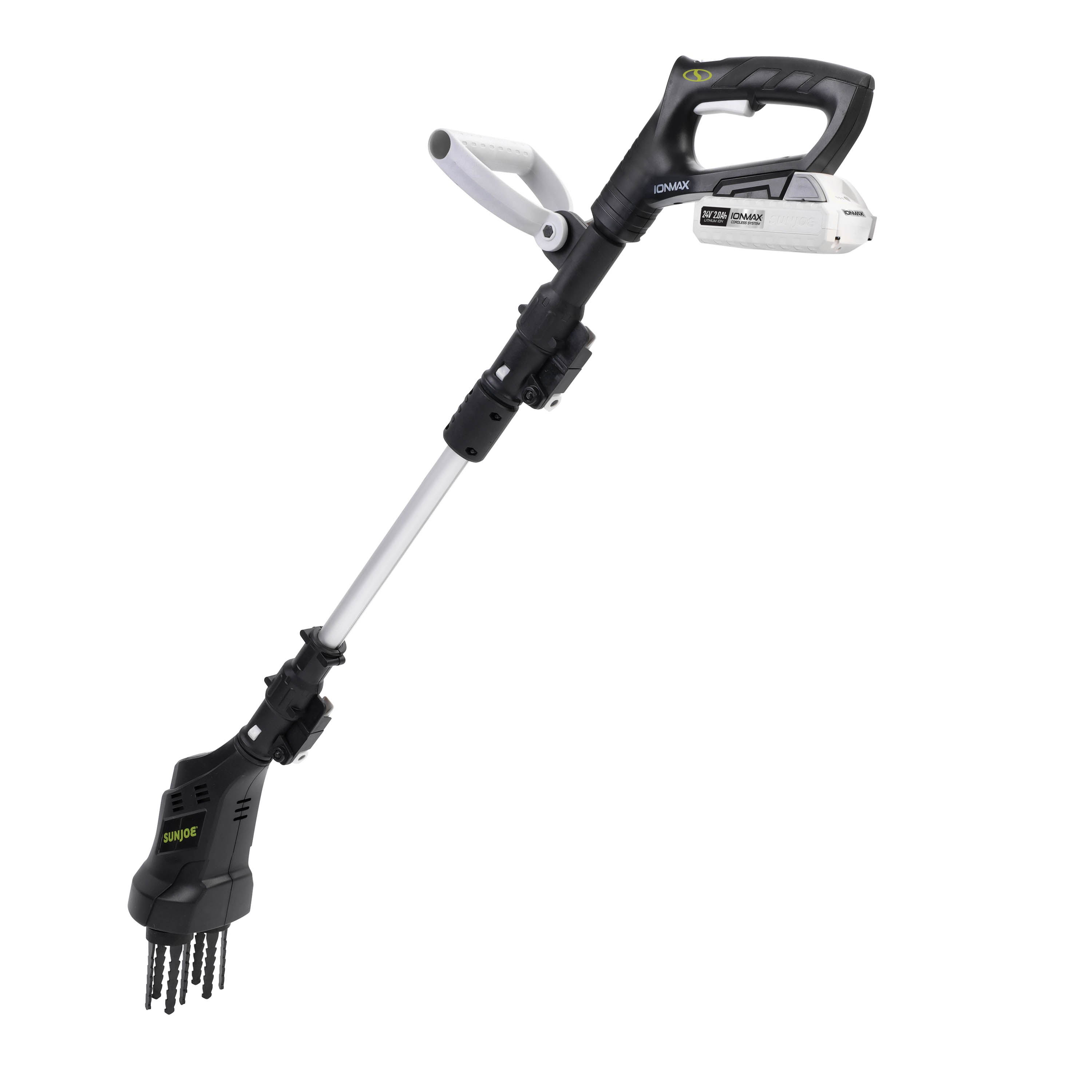 Sun Joe 24V CTLR LTE 24 Volt Cordless Claw Tiller & Cultivator with 2.0Ah Battery & Charger - Perfect for Garden Soil Aeration, Weed Control, and Flower Bed Preparation