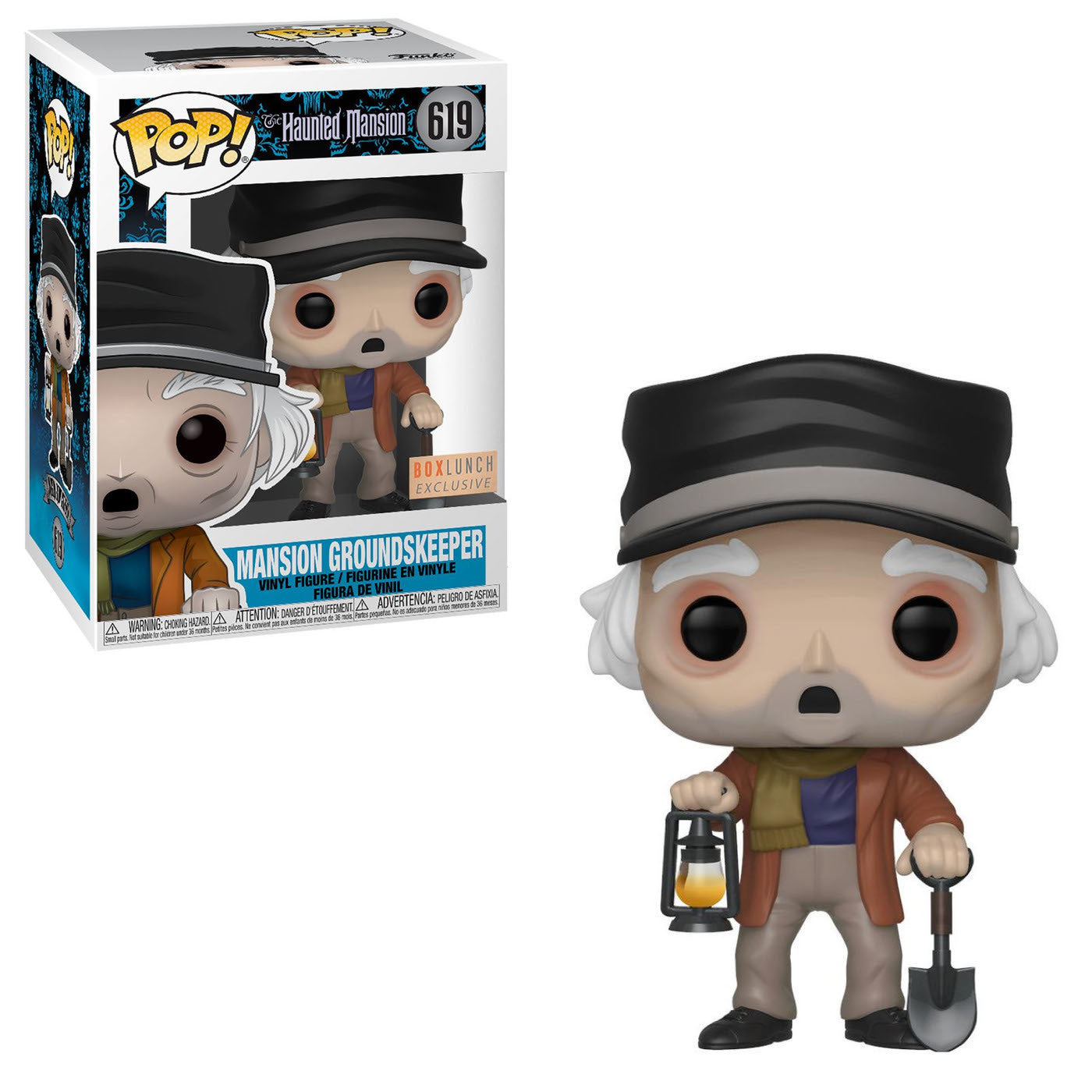 Disney The Haunted Mansion Groundskeeper Collectible Figure - BoxLunch Exclusive - Perfect for Disney Fans, Halloween Decor & Theme Park Merchandise Collectors