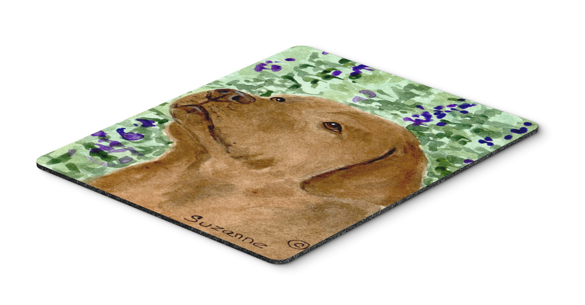 Chocolate Labrador Mouse Pad & Trivet - Large Washable Non-Slip Desk Mat for Home Office, Gaming & Computer Work | Durable Hot Pad for Kitchen & Workspace