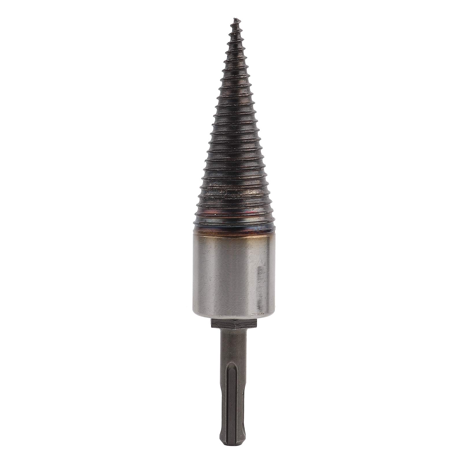 1.3 Inch High Hardness Wood Splitter Drill Bit - Firewood Splitting Cone Reamer Punch Tool for Home Woodworking & DIY Projects | Perfect for Log Splitting, Fireplace Wood Preparation & Outdoor Camping