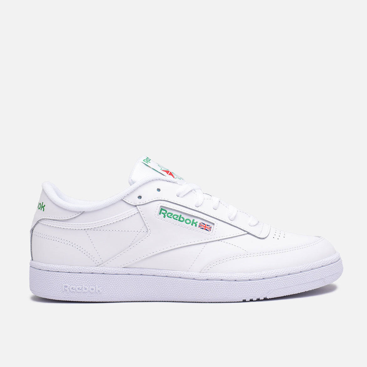 **Reebok Club C 85 Vintage Sneakers - White & Green Retro Tennis Shoes for Men & Women | Casual Wear, Street Style, Gym & Everyday Comfort**