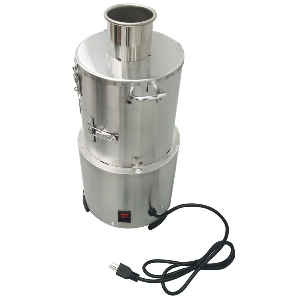 Automatic Electric Stainless Steel Garlic Peeler Machine - Whole Dry Garlic Peeling & Separator with Pure Copper Core Motor (110V) - Perfect for Restaurants, Canteens & Commercial Kitchens