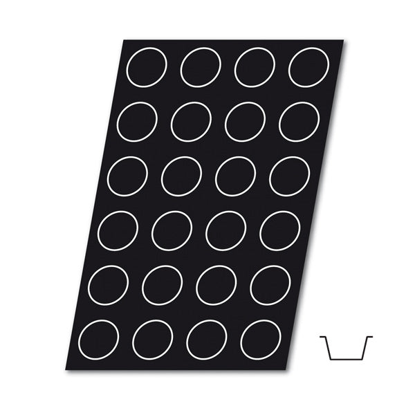 Flexipan FLX03051 Non-Stick Silicone Muffin Pan - 24 Cavity Baking Mold (2 3/4 Inch Cups) for Perfect Muffins, Cupcakes & Mini Cakes - Ideal for Home Baking, Party Treats & Holiday Desserts