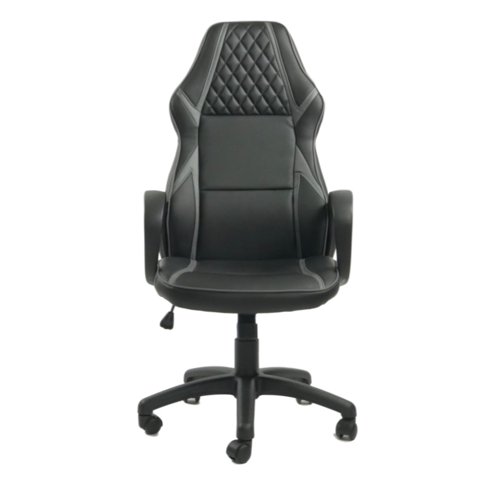 HAWK SERIES 1093 Ergonomic Gaming Chair - Black & Grey - Adjustable Height & Lumbar Support - Perfect for PC, Console & Office Gaming Setup