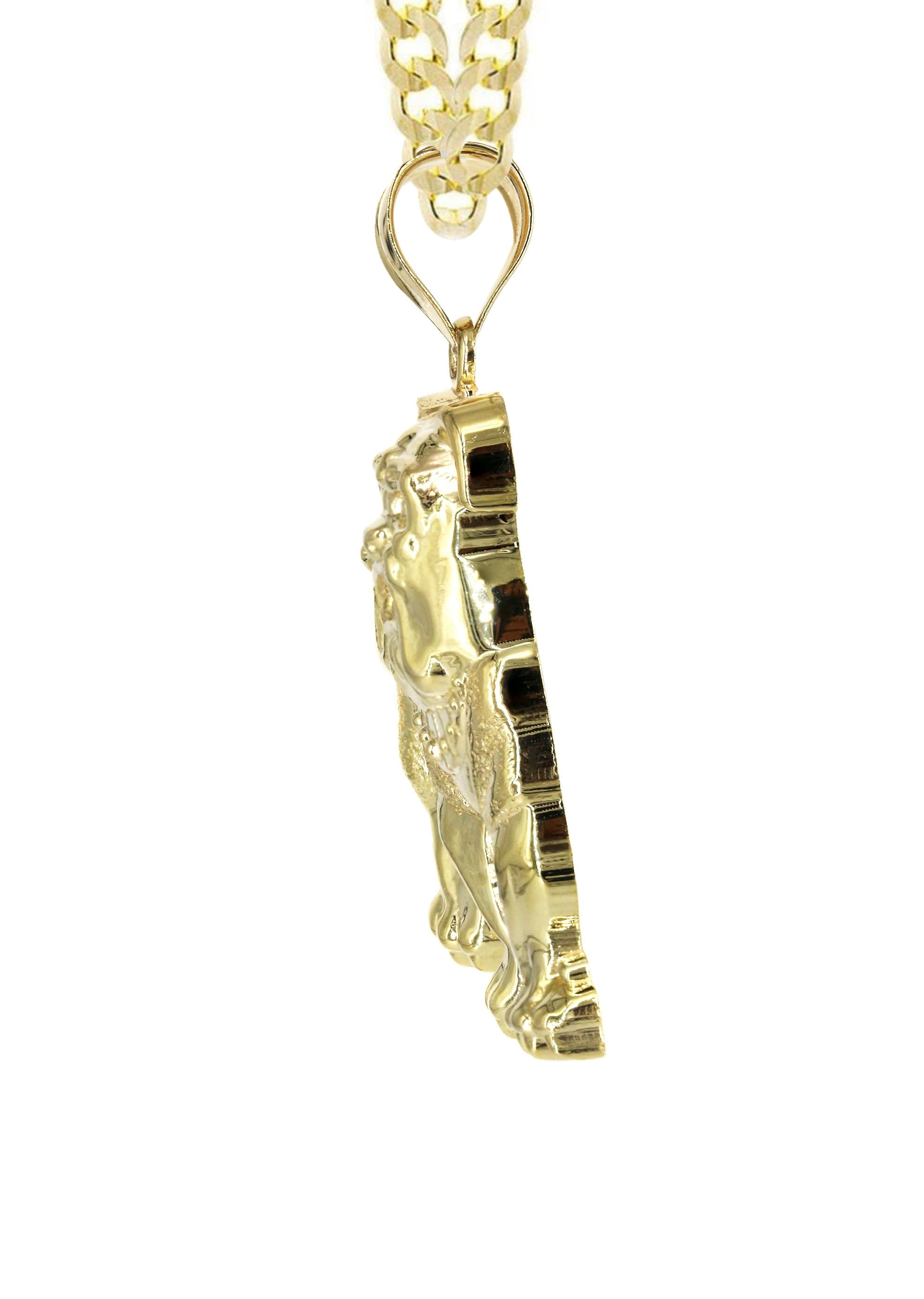 10K Yellow Gold Dog Pendant Necklace for Women & Men | 17.2g Solid Gold Pet Jewelry Gift | Perfect for Pet Lovers, Birthday & Anniversary Presents