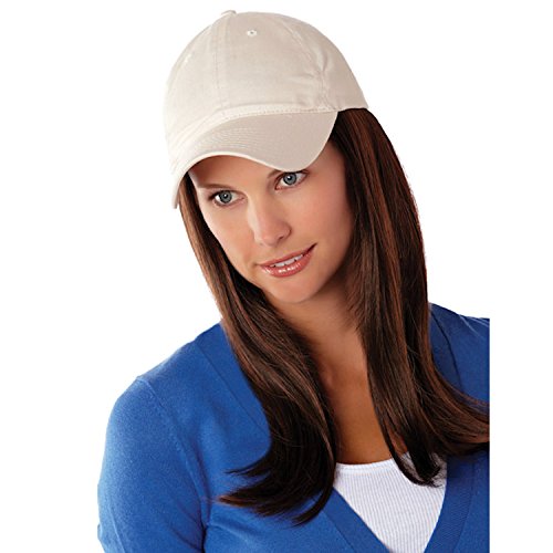 Henry Margu Long Hat Beige Synthetic Baseball Cap Wig 12AH - Perfect for Cosplay, Halloween Costumes, and Theatrical Performances