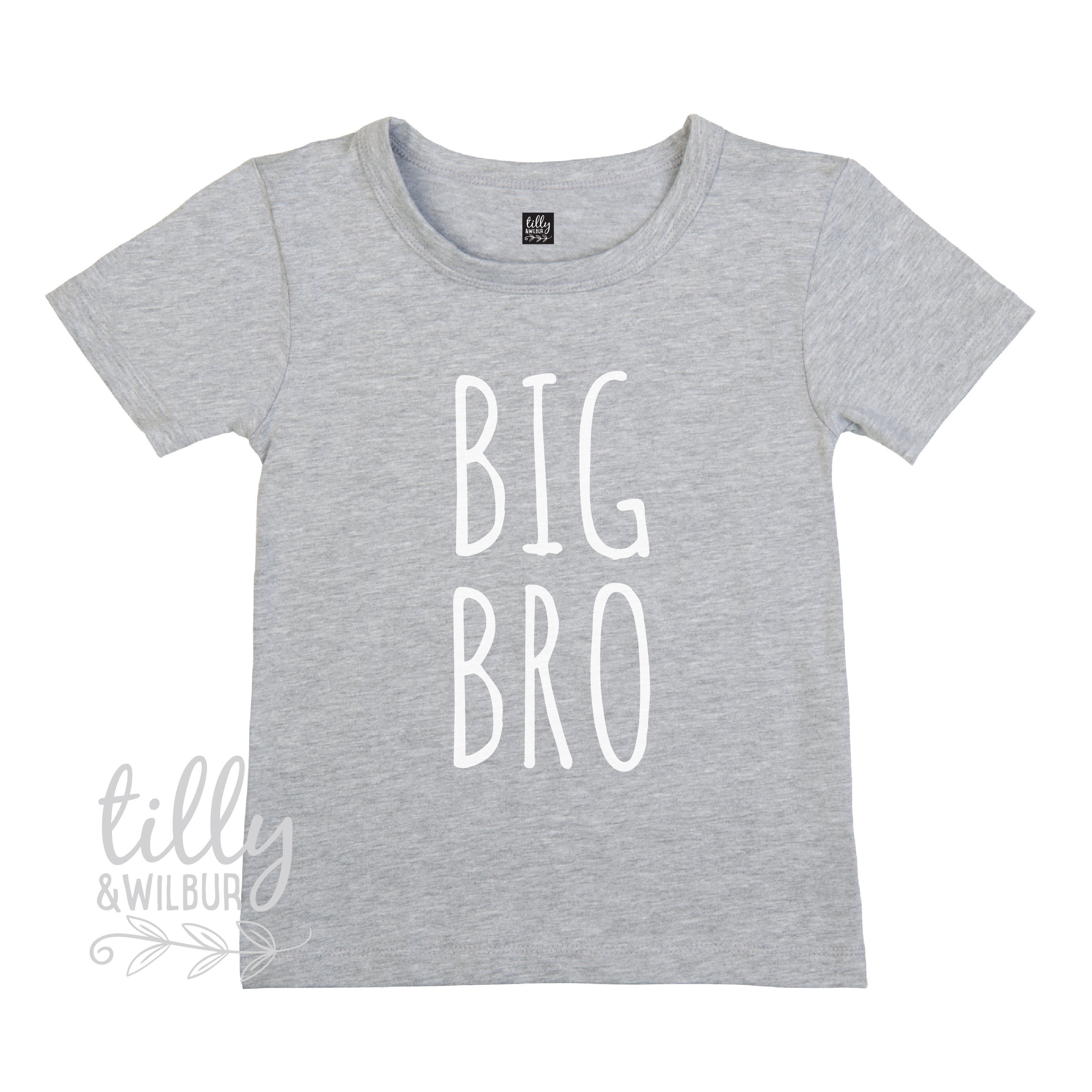 Big Bro T-Shirt - Funny Big Brother Shirt for Men - Cool Sibling Gift for Birthday & Family Events