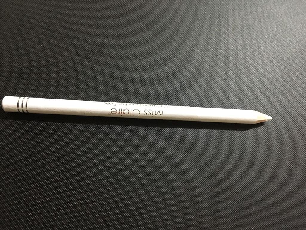 Miss Claire Pearl White Matte Eye Liner Pencil - Long Lasting Waterproof Eyeliner for Dramatic Eye Makeup, Party & Special Occasions